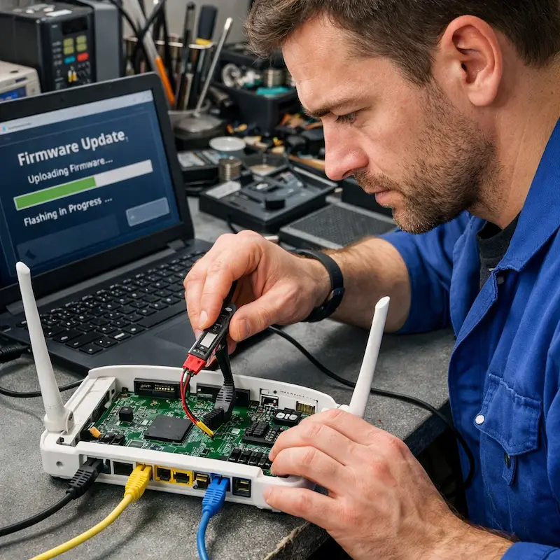 Обновление прошивки роутера в Павловском Посаде