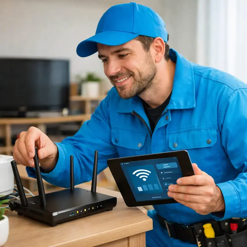 Настройка Wi-Fi для квартиры, дома и офиса в Павловском Посаде