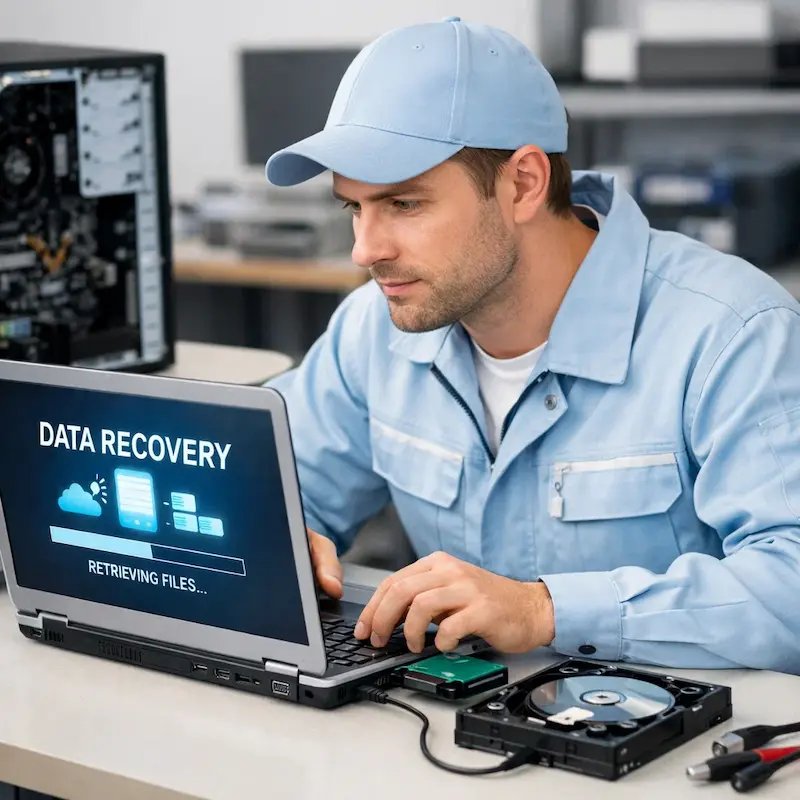 Восстановление данных и файлов в Павловском Посаде