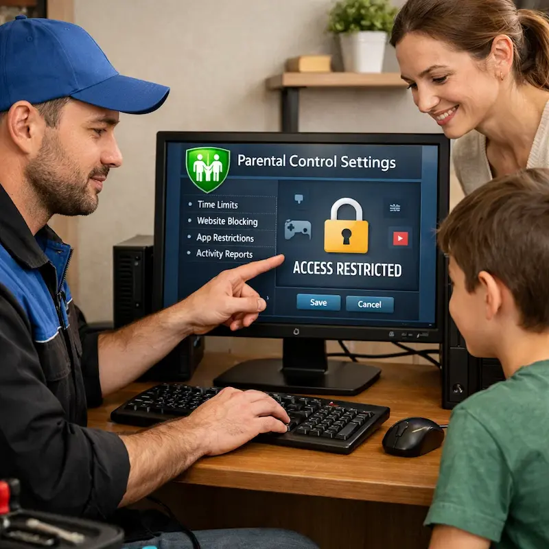 Родительский контроль на компьютере в Павловском Посаде