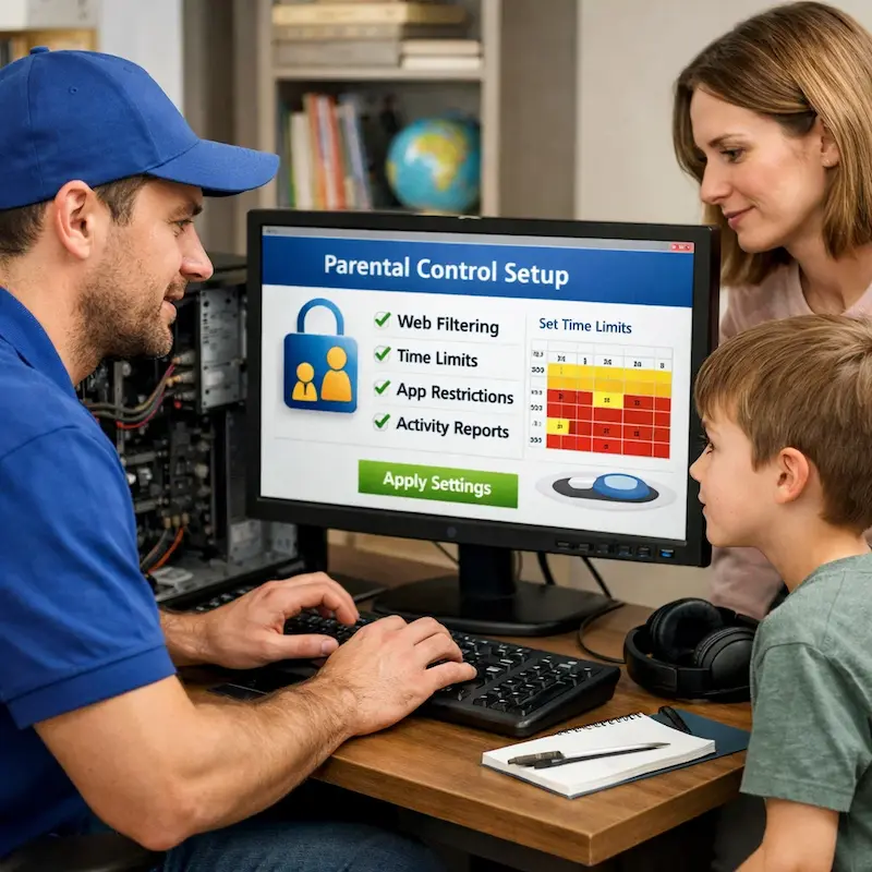 установка родительского контроля в Павловском Посаде