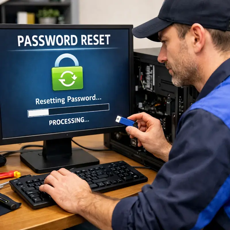 Удаление пароля на компьютере в Павловском Посаде