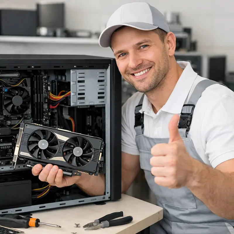 Замена видеокарты ПК в Павловском Посаде