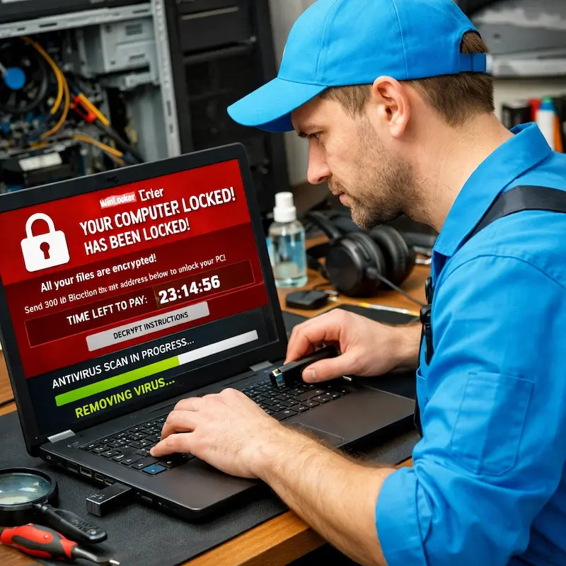 Удалить винлокер в Павловском Посаде